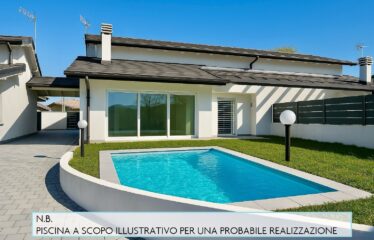 Villa bifamiliare via di Vermicino, Borghesiana, Roma